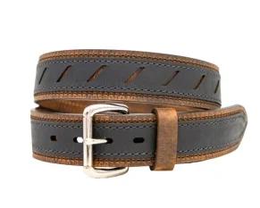 VersaCarry Underground Double Ply Belt - Black and Distressed Brown