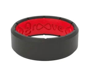 Groove Life Rings- Edge Black and Red - 12