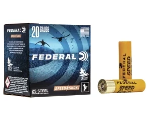 Federal 20GA 3" #3 Steel -25 Round Box