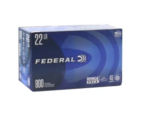 Federal 22 Long Rifle 40 Grain Ammo - 800 Round Box