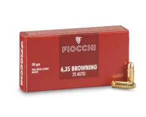 Fiocchi .25ACP 50gr FMJ -50 Round Box