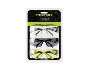 Peltor Secure Fit-400 Amber/Clear/Gray Safety Glasses