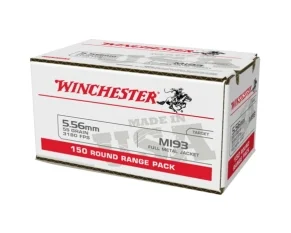 Winchester 5.56NATO 55gr FMJ - 150 Round Box
